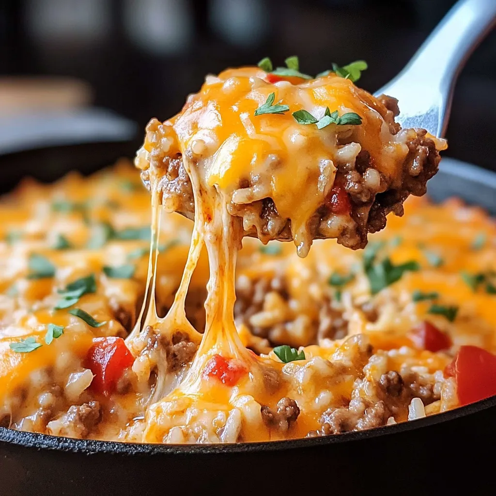 Cheesy Taco Rice Recipe