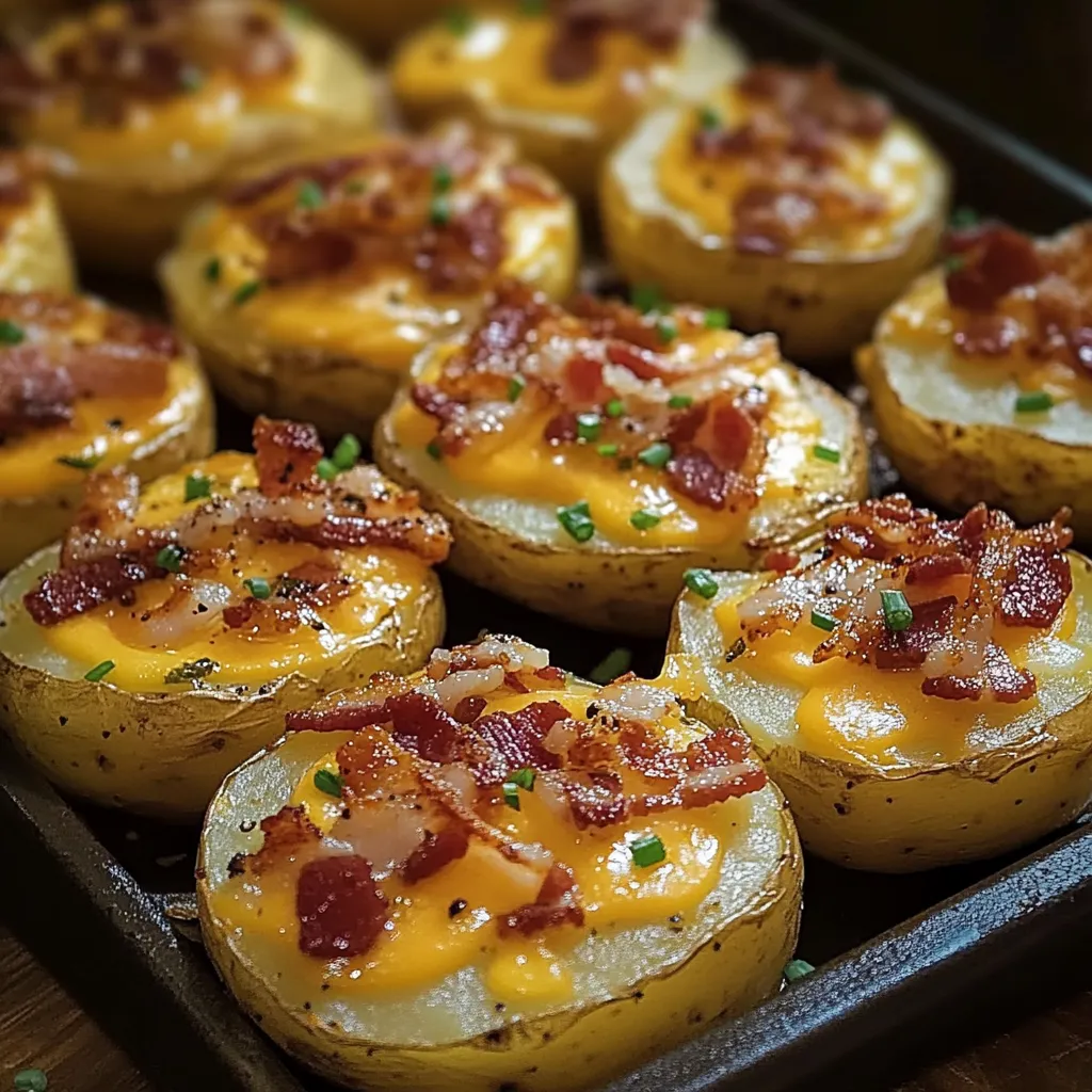Cheese and Bacon Potato Rounds