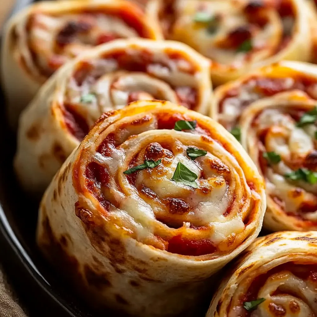 Delicious Tortilla Pizza Rolls
