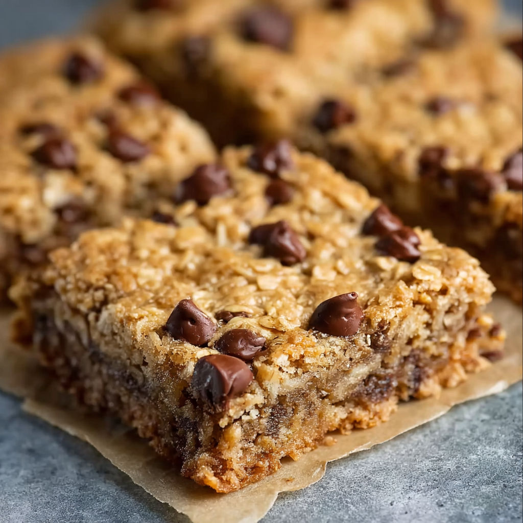 A close up of a chocolate chip cookie.
