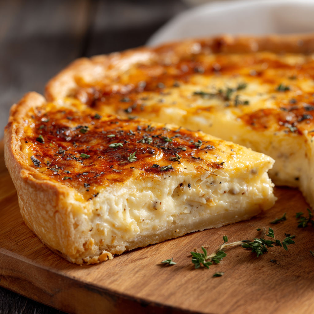 A slice of old school cheese pie.