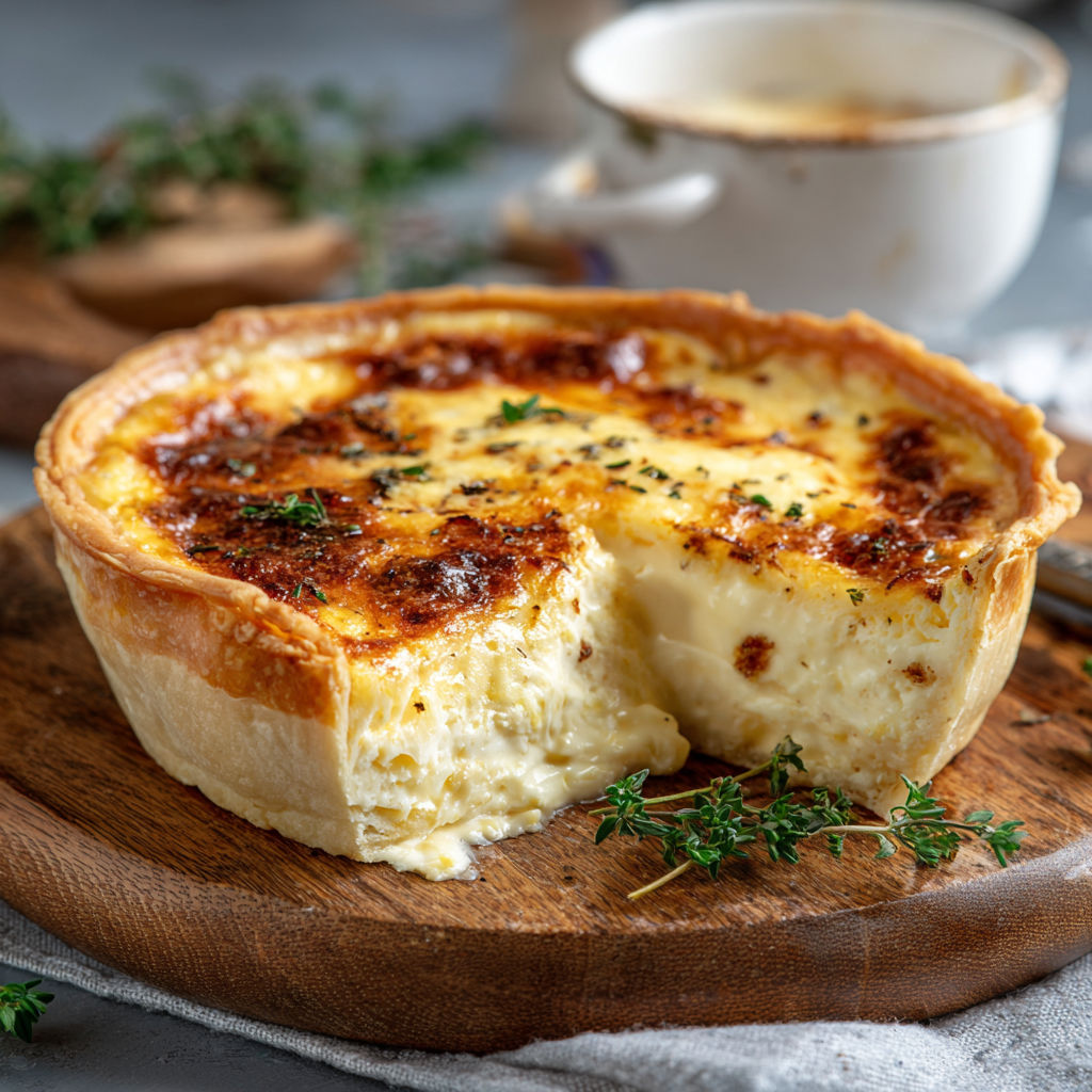 A slice of old school cheese pie.