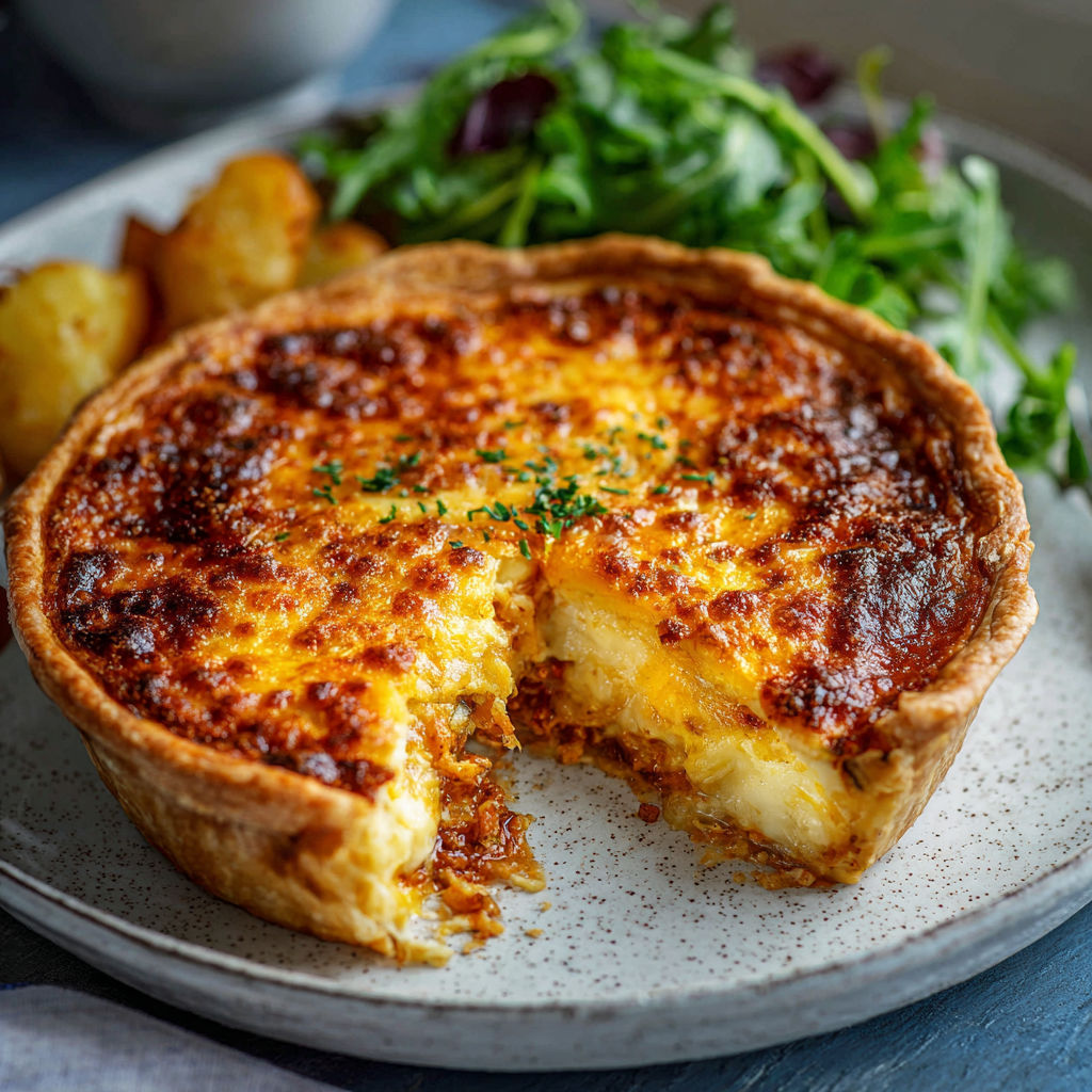 A slice of old school cheese pie.
