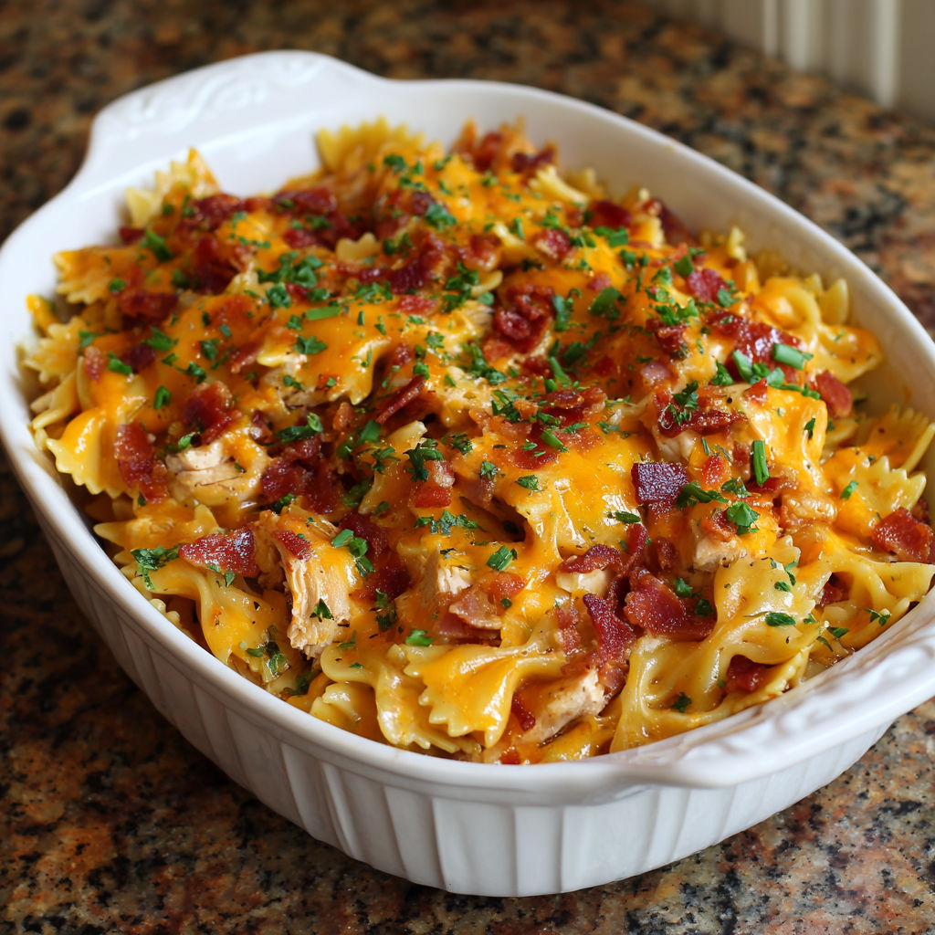 BBQ Ranch Chicken Casserole