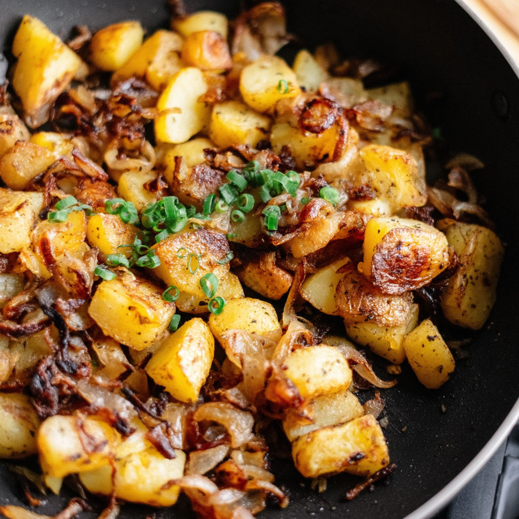 Grandma’s Fried Potatoes and  Onions