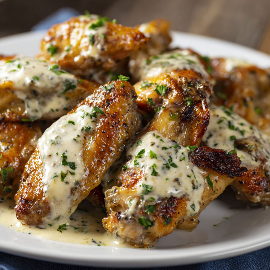 Alfredo Chicken Wings