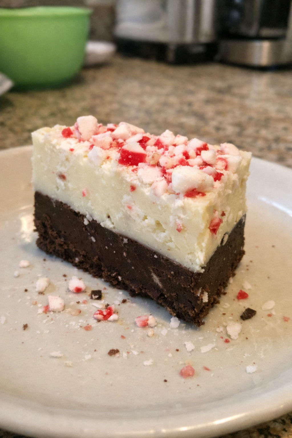 Peppermint Bark — layer edge close